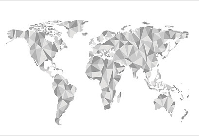 3d Tapeta Mapa světa 1017